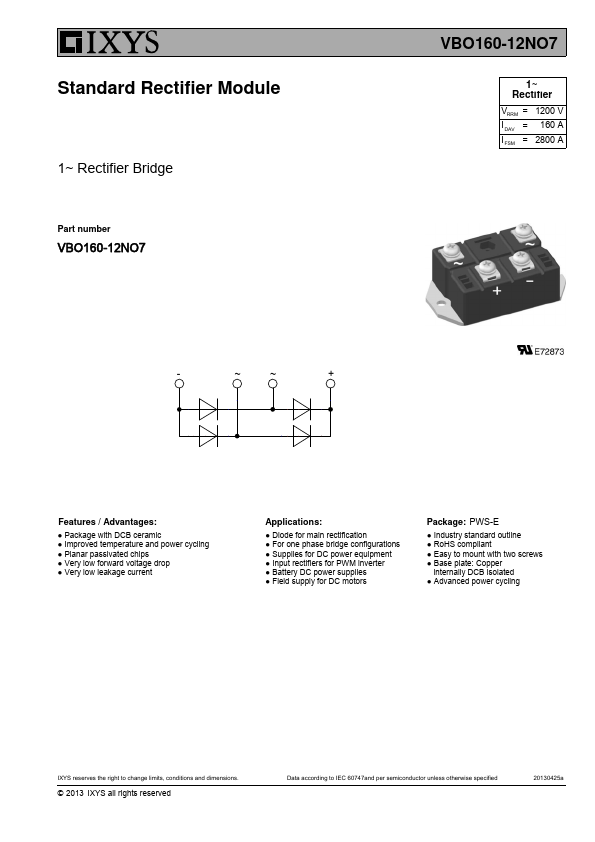 VBO160-12NO7