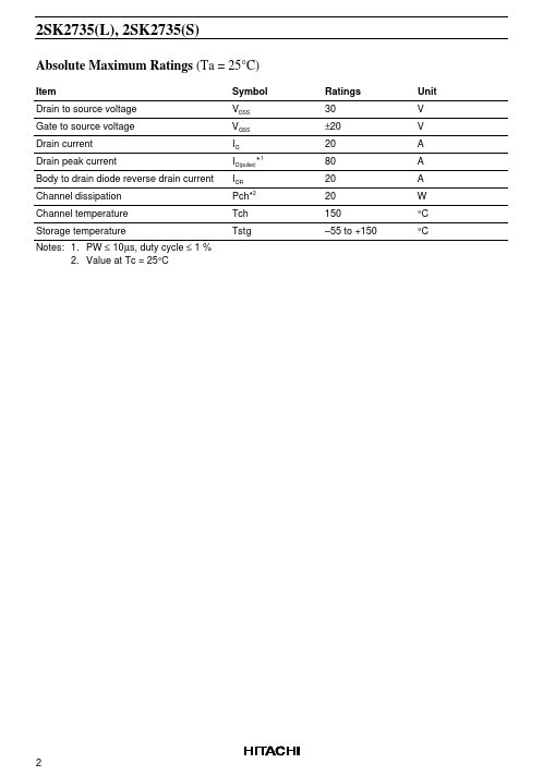 2SK2735L