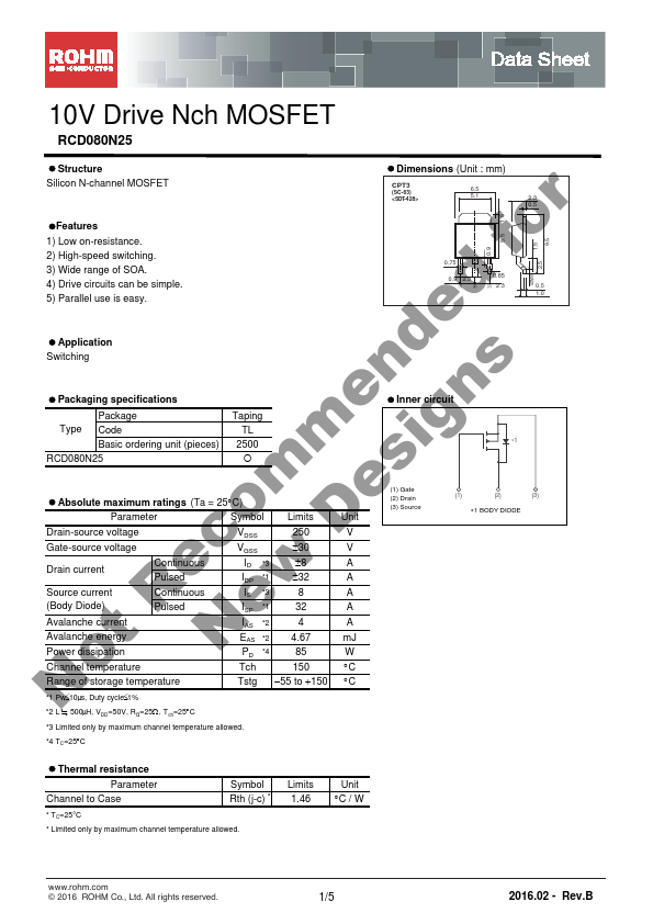 RCD080N25