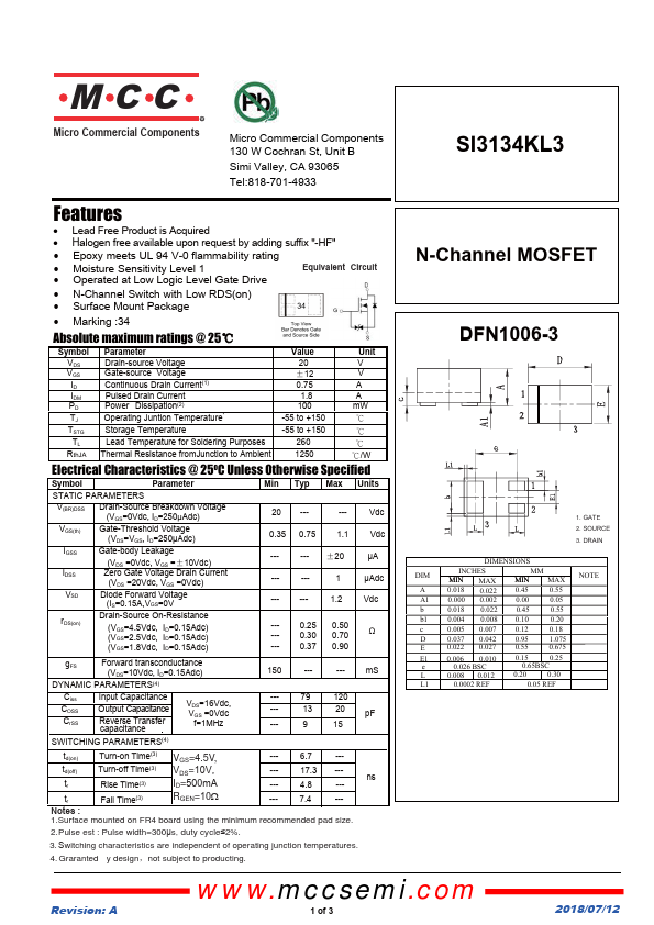 SI3134KL3