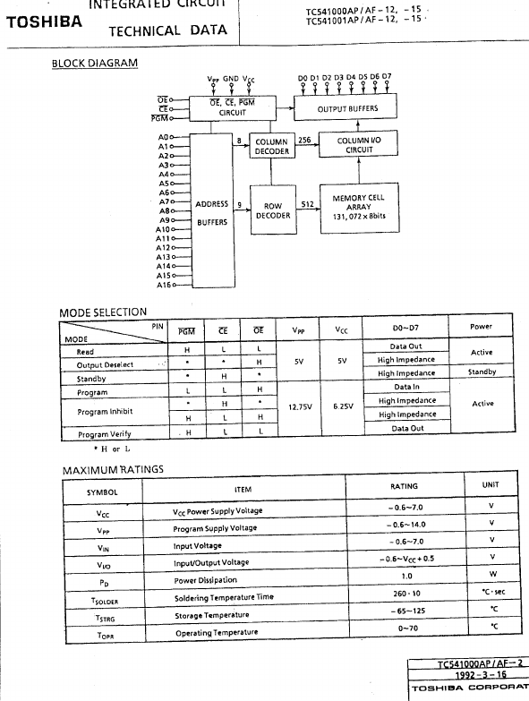 TC541001A