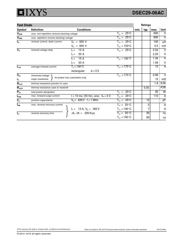 DSEC29-06AC