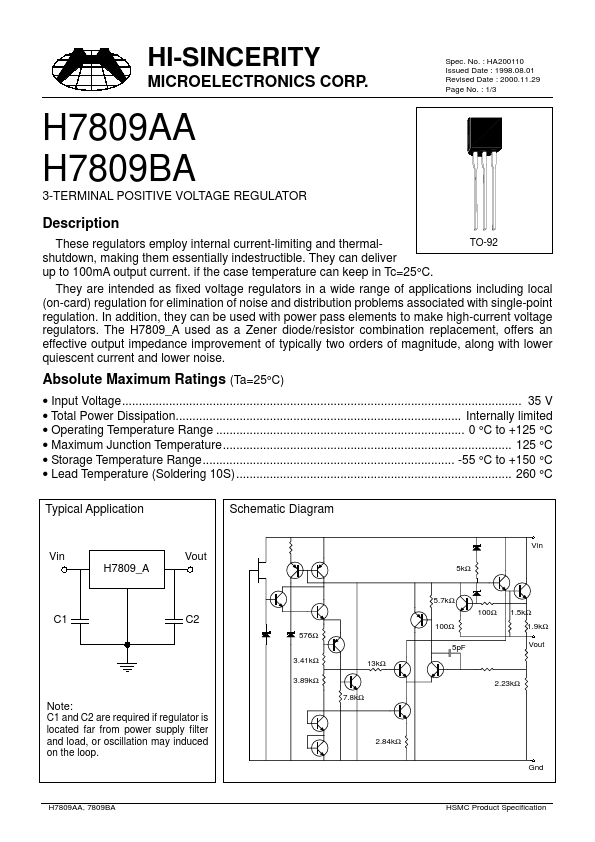 H7809BA