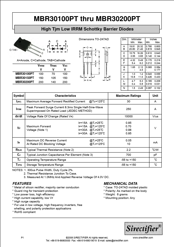 MBR30100PT