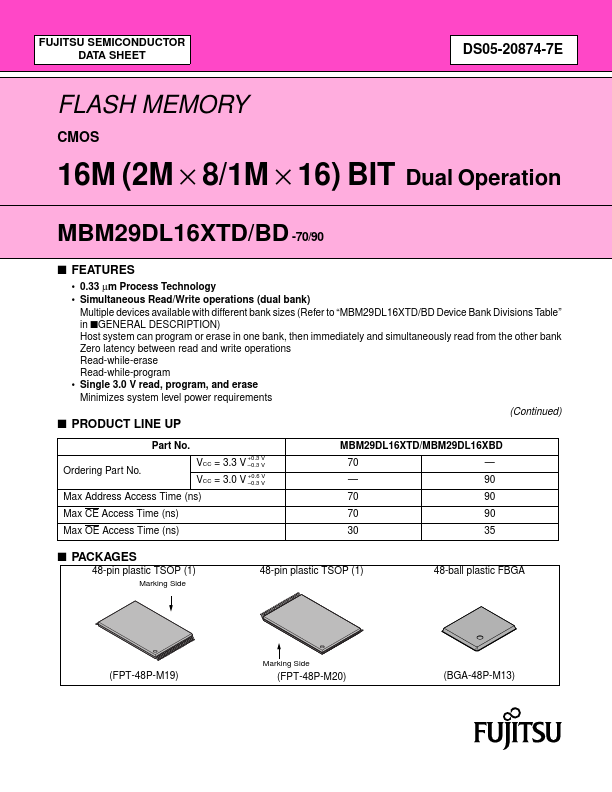 MBM29DL164BD