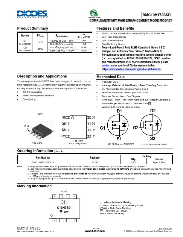 DMC10H172SSD