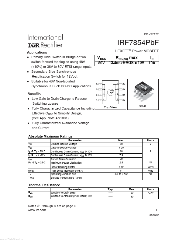 IRF7854PBF