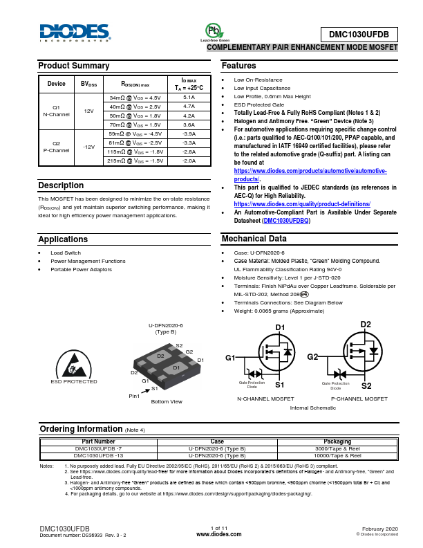 DMC1030UFDB