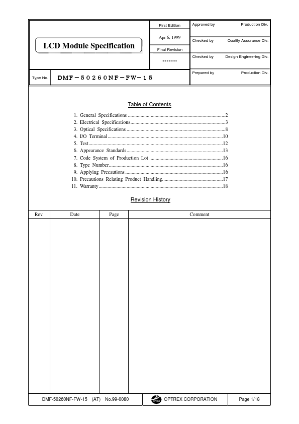 DMF-50260NF-FW-15