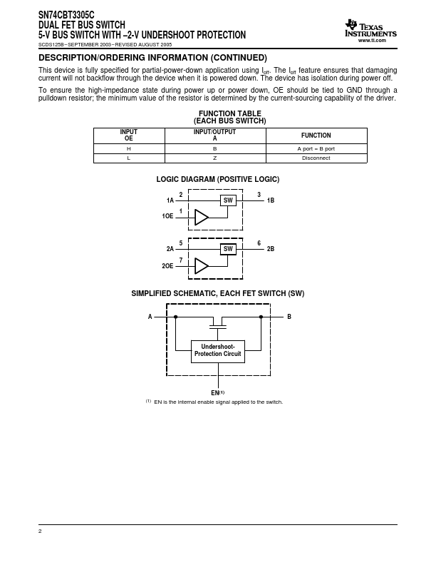 SN74CBT3305C