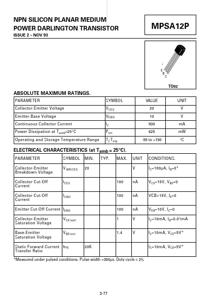 MPSA12P