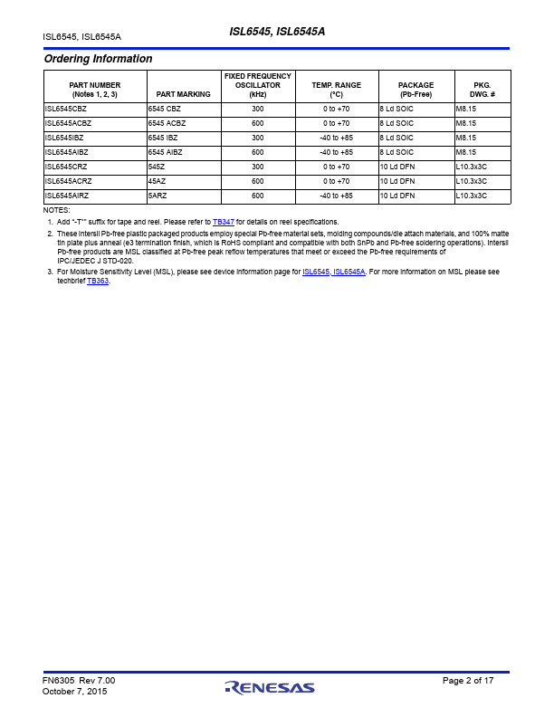 ISL6545A