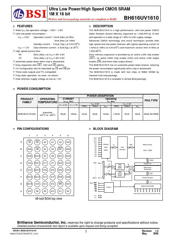 BH616UV1610