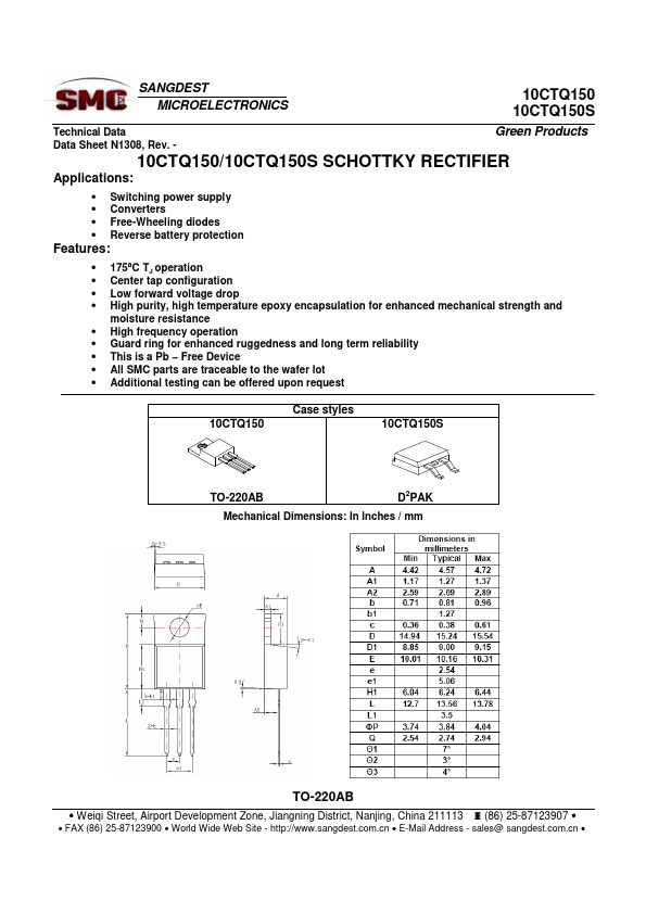 10CTQ150S