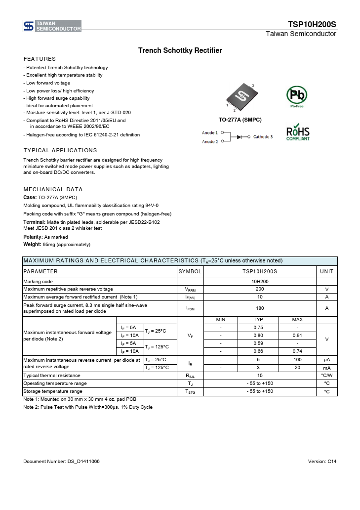 TSP10H200S