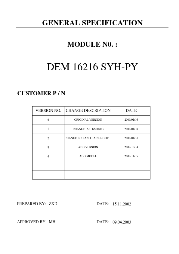 DEM16216SYH-PY