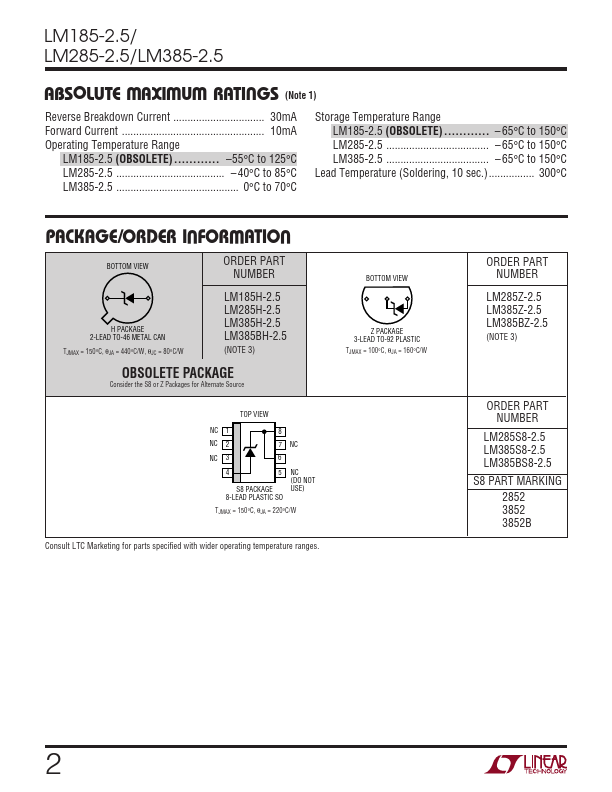 LM285-2.5