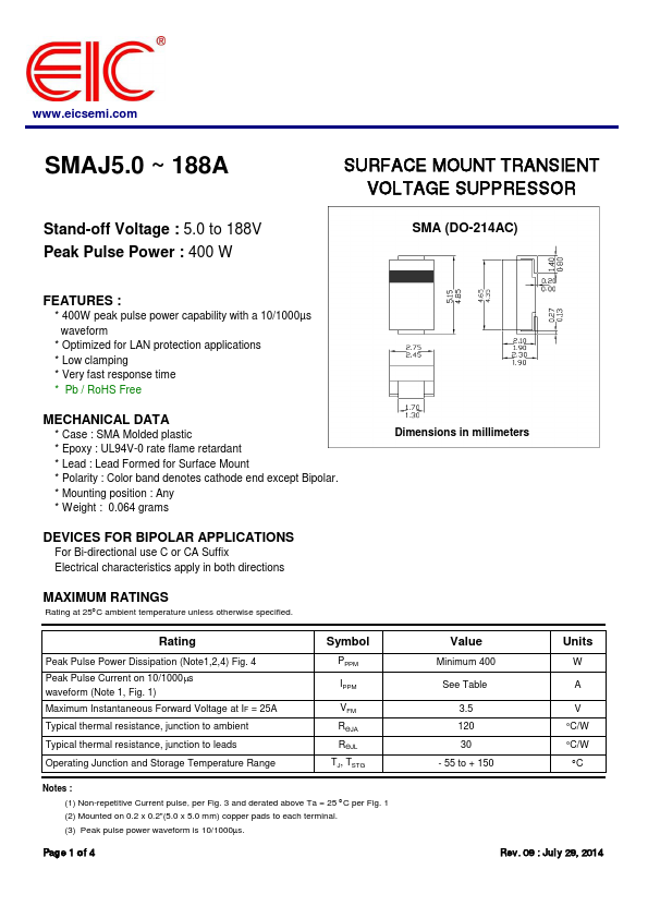 SMAJ100A