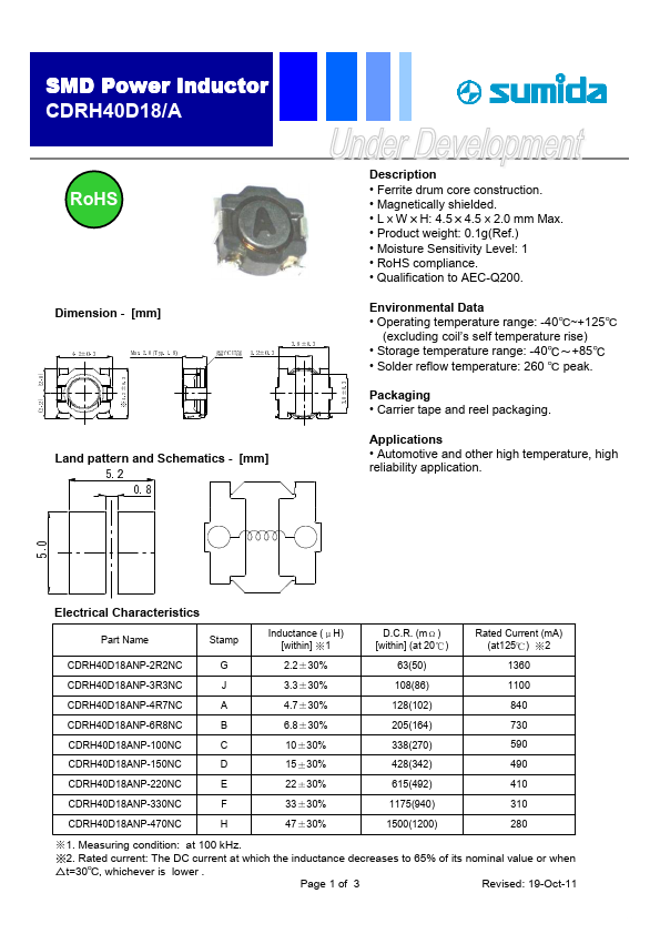 CDRH40D18ANP-220NC