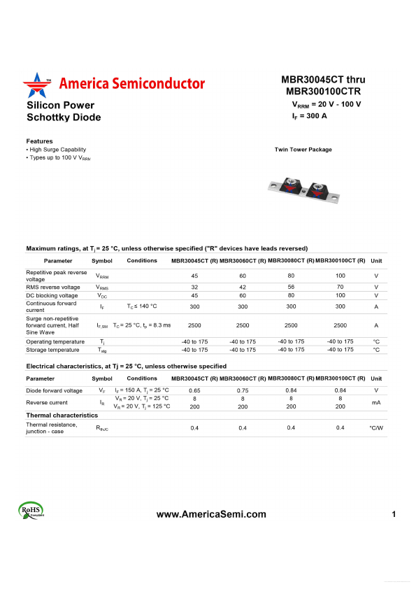 MBR30060CTR