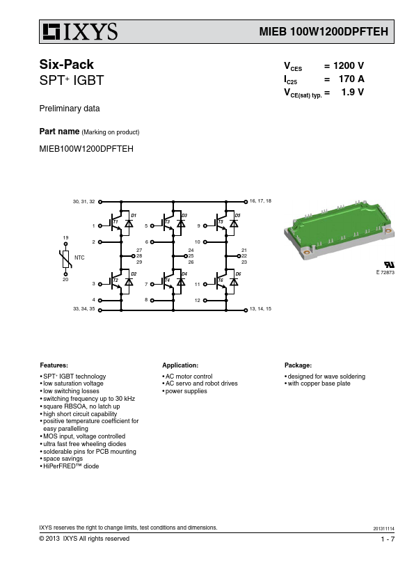 MIEB100W1200DPFTEH