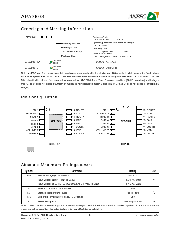 APA2603