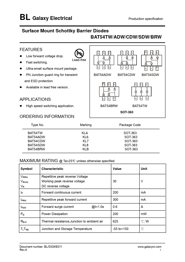 BAT54BRW