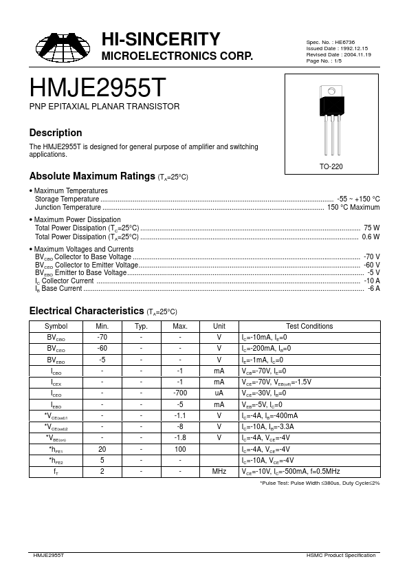 HMJE2955T