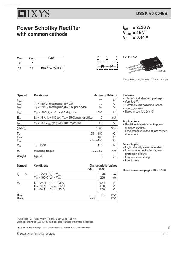 DSSK60-0045B