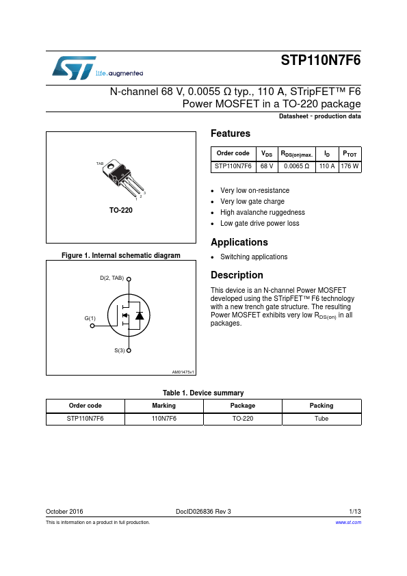 STP110N7F6