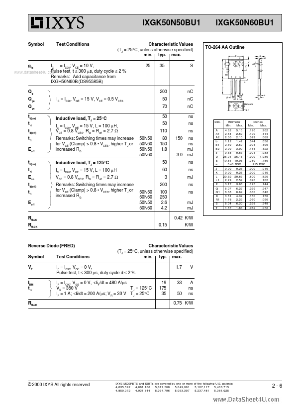 IXGK50N50BU1