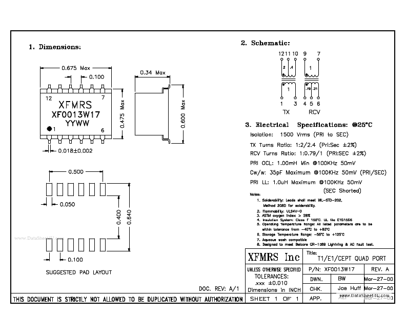 XF0013W17