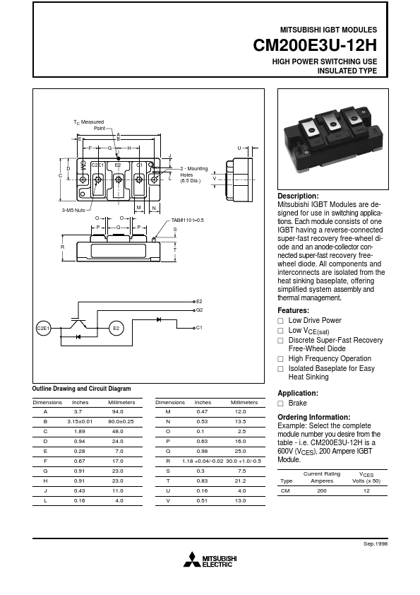 CM200E3U-12H