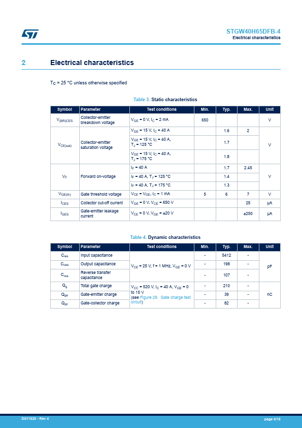 STGW40H65DFB-4