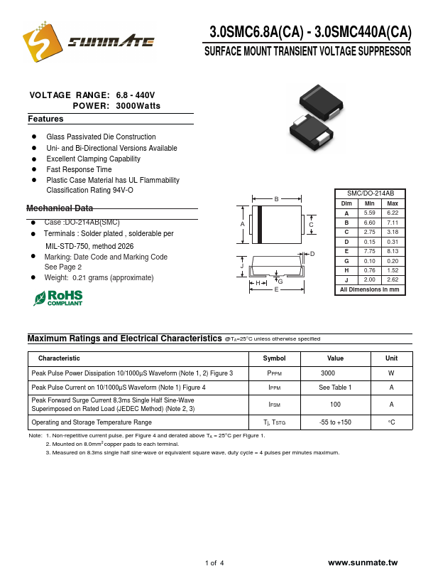 3.0SMC150A