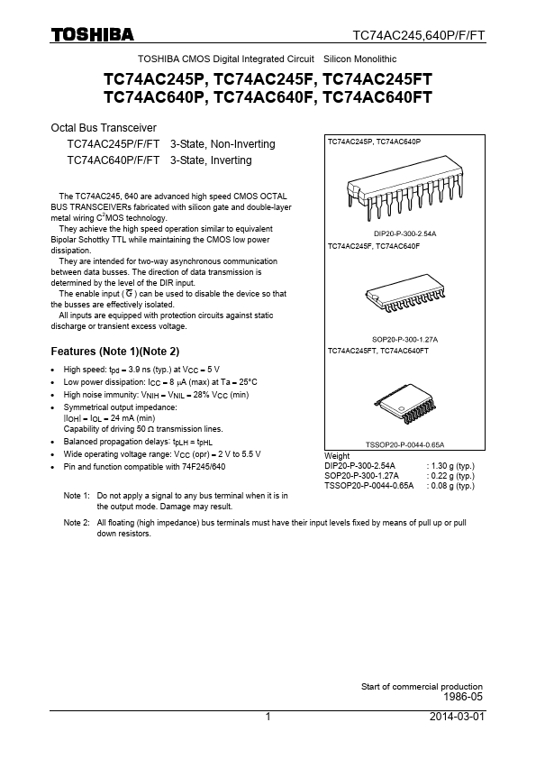 TC74AC245P