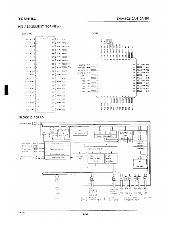 TMP47C210AN