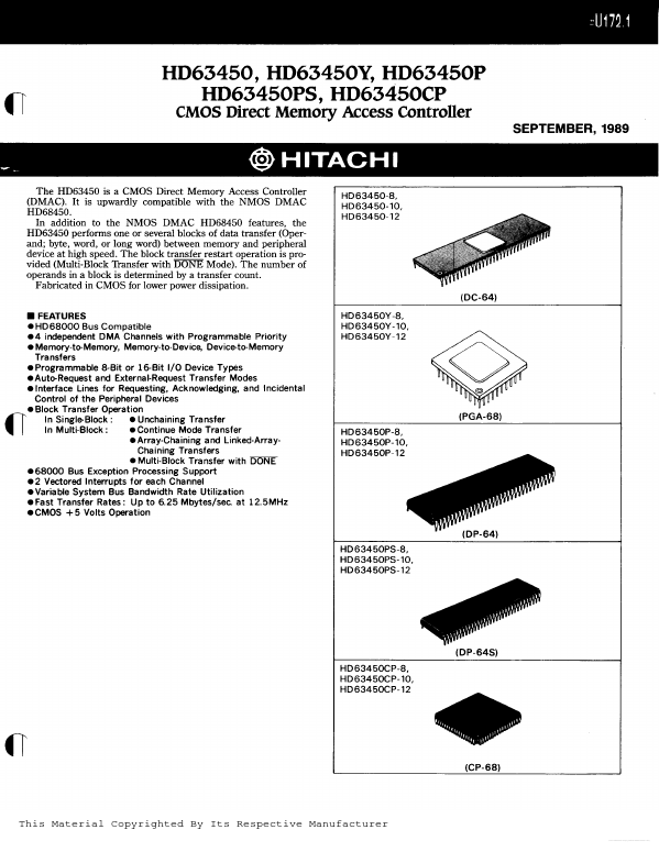 HD63450CP