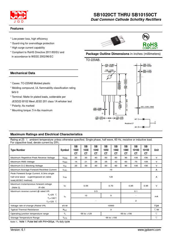 SB10100CT