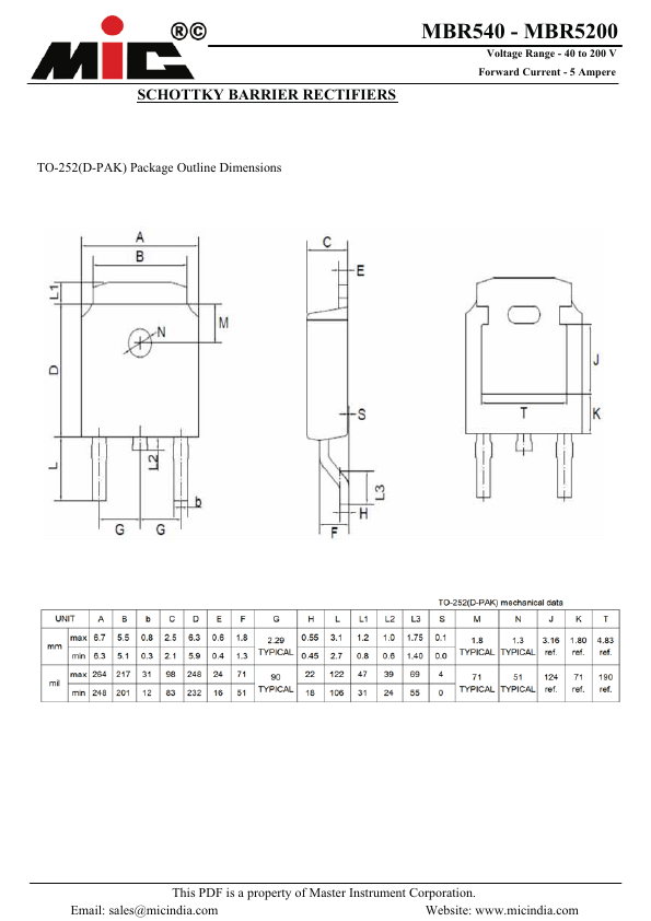 MBR545VS