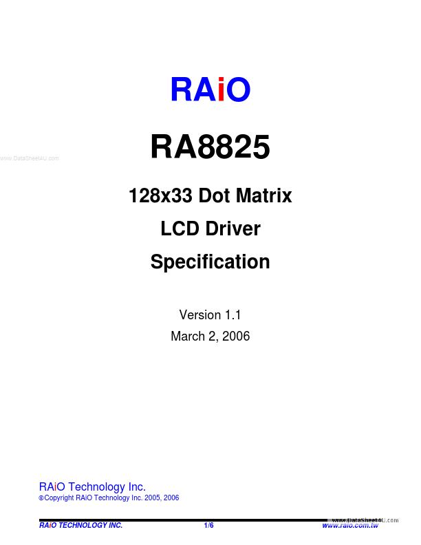 RA8825