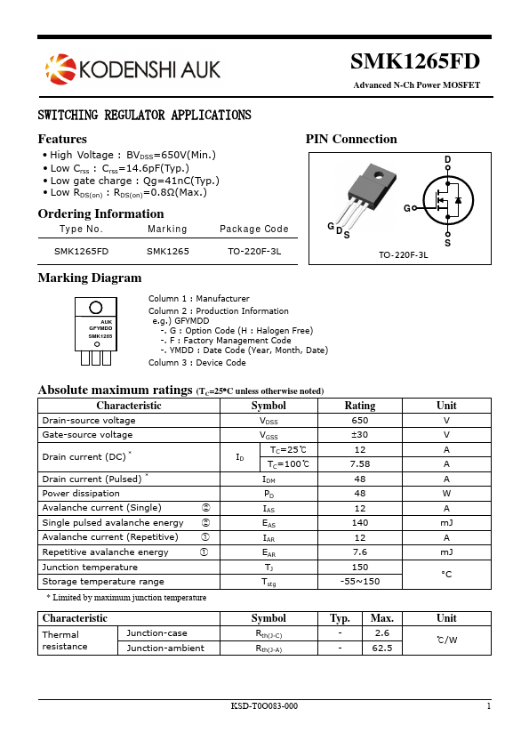 SMK1265FD