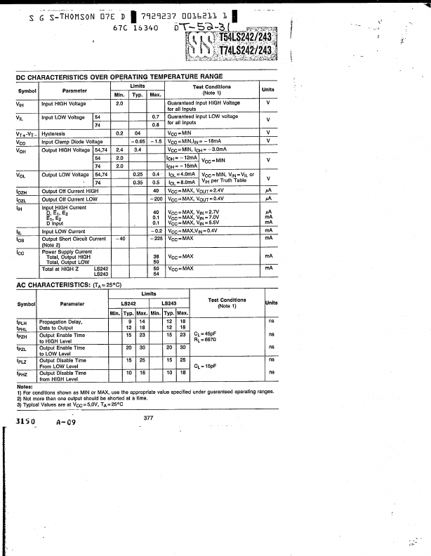 T74LS242