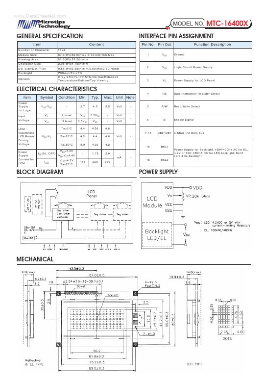 MTC-16400X