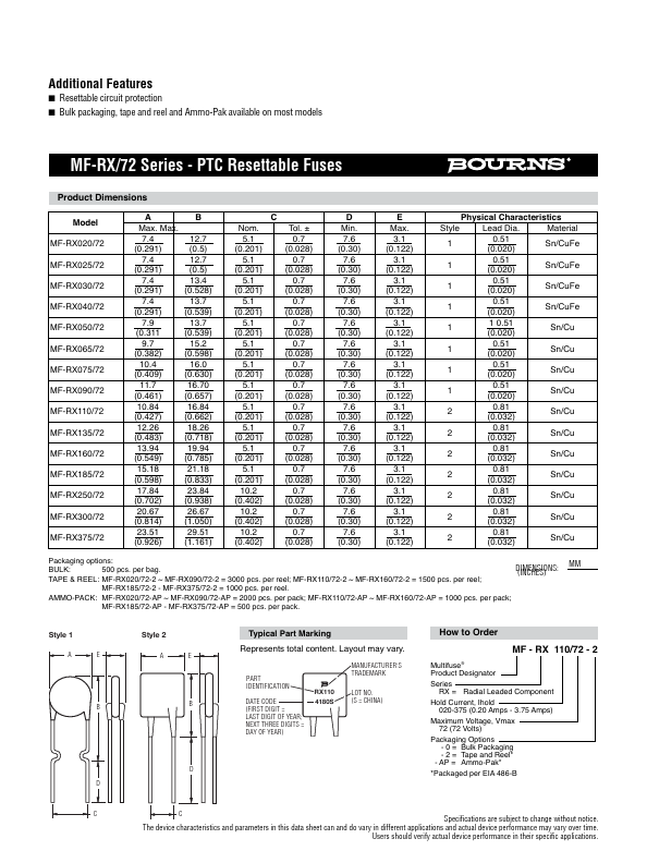 MF-RX050-72