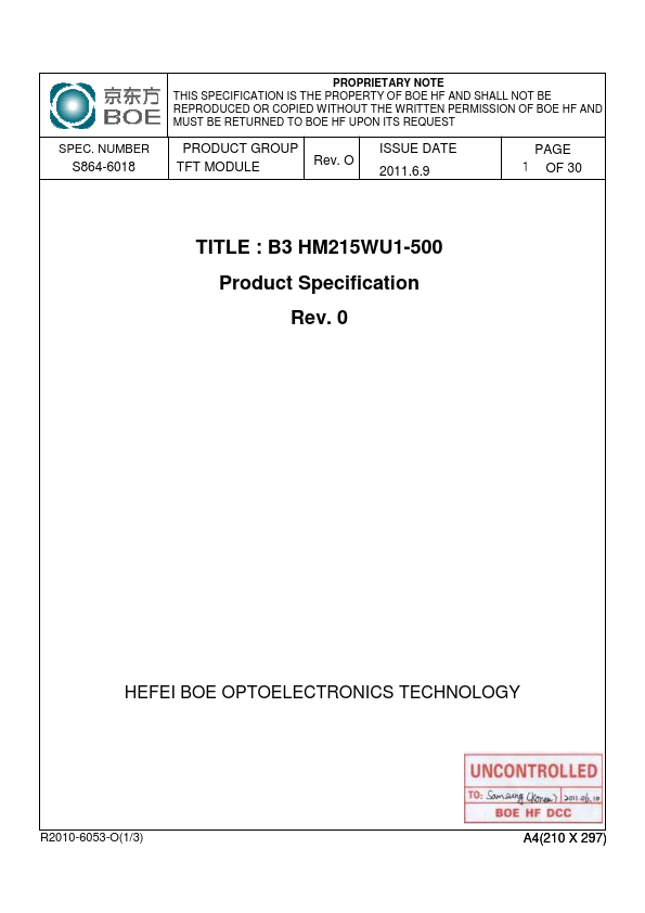 HM215WU1-500