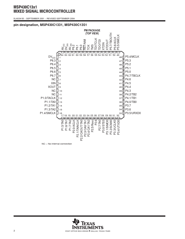 MSP430C1351