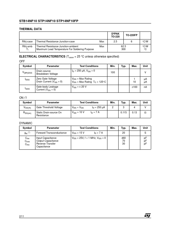 STP14NF10FP