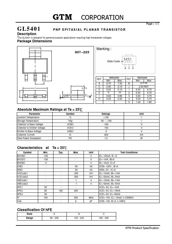 GL5401