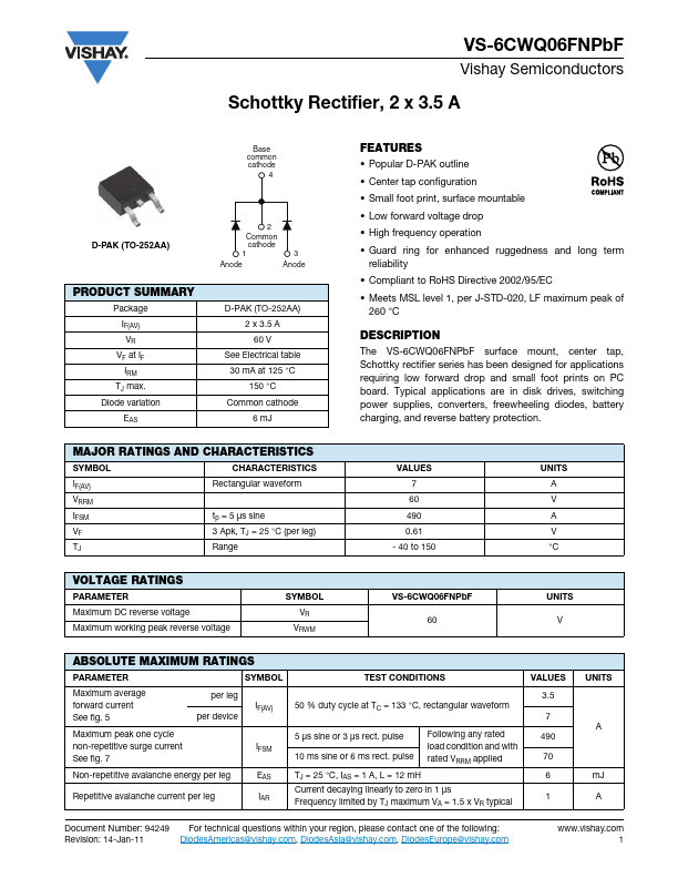 VS-6CWQ06FNPbF